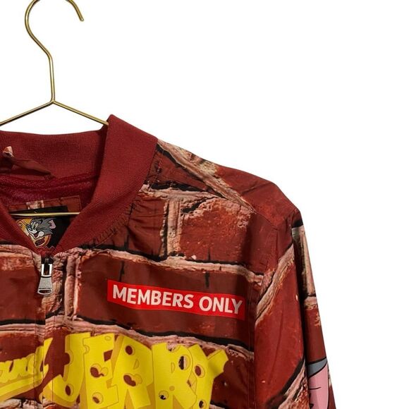 Tom & Jerry Members Only Bombers Varsity Streetwear Jacket MED - Picture 2 of 7